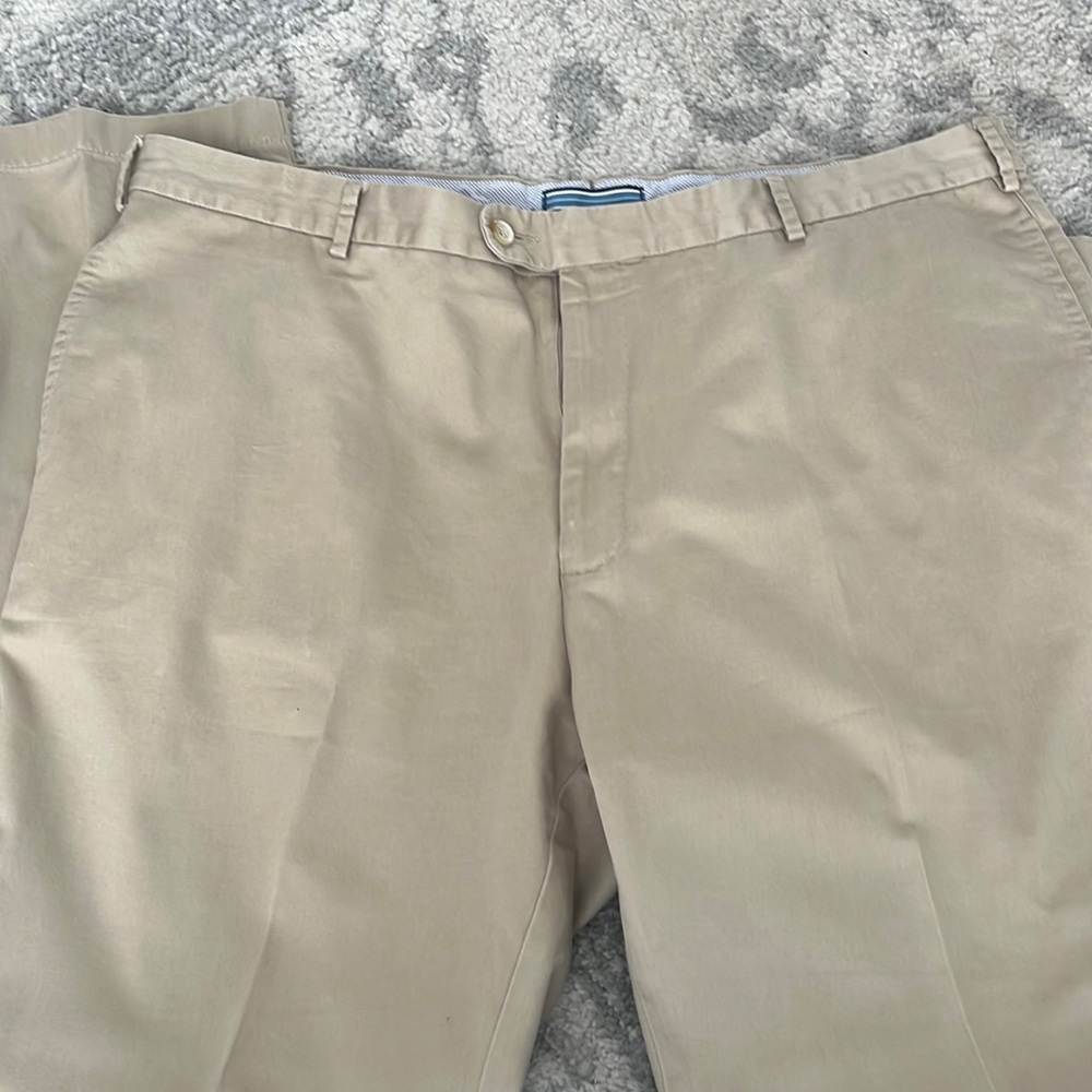 Peter Millar Pima Cotton Flat Front Trousers